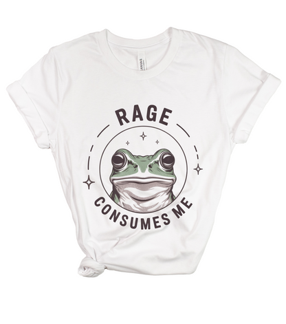 Rage Consumes Me Frog  T-Shirt
