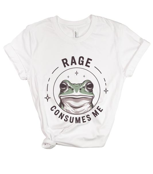 Rage Consumes Me Frog  T-Shirt