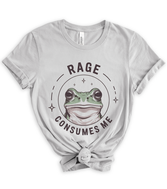 Rage Consumes Me Frog  T-Shirt
