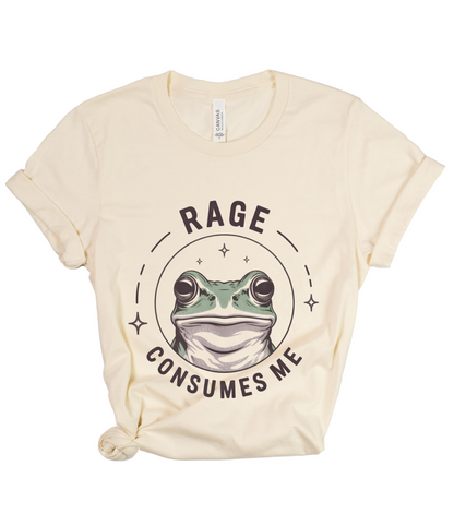Rage Consumes Me Frog  T-Shirt