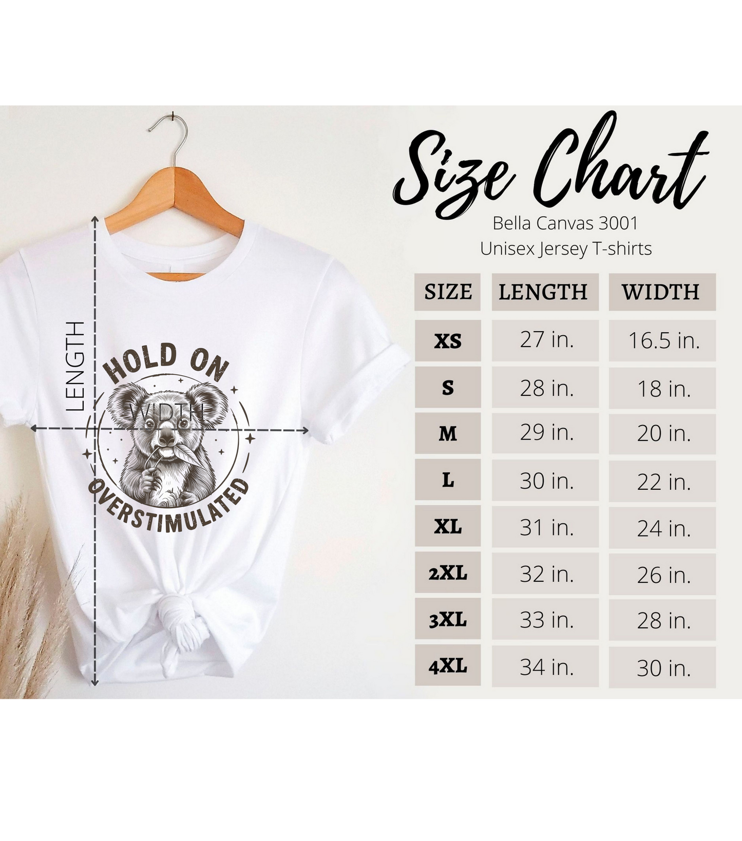 Overstimulated Koala T-Shirt